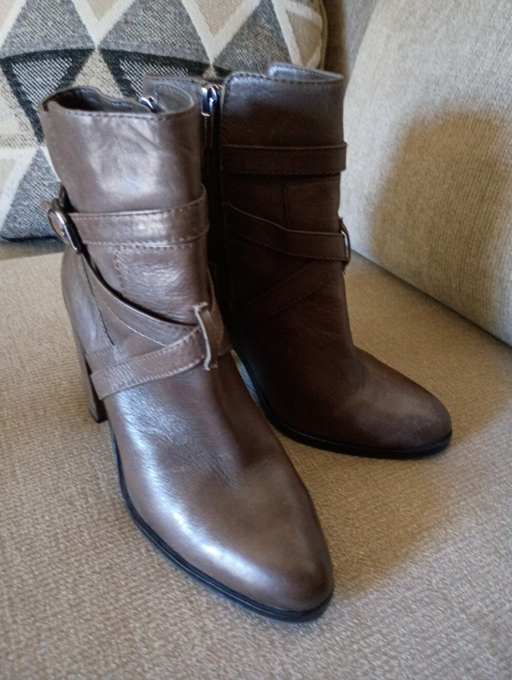 Vince Camuto Leather Booties - Picture 3 of 10